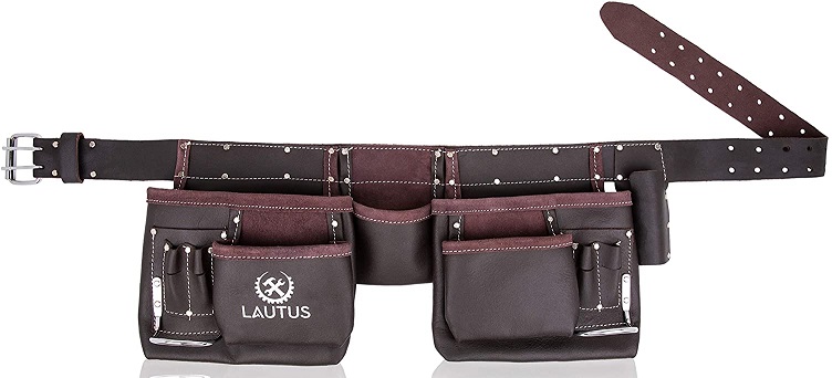 Lautus Oil Tanned Leather Tool Belt