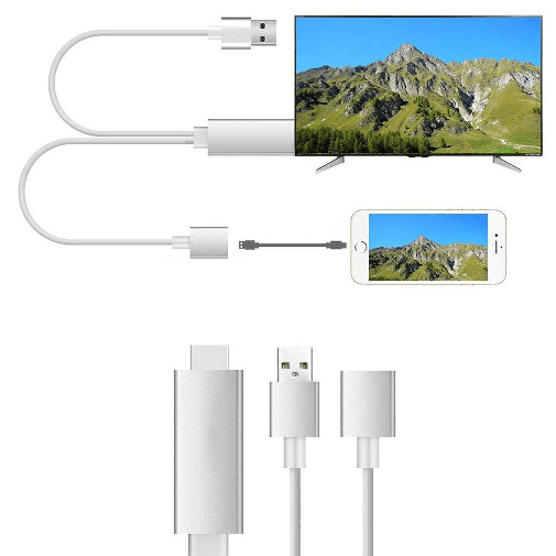 Mirror iPhone to TV with a Cable
