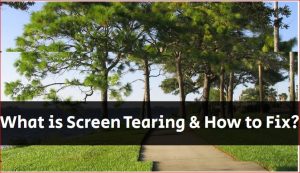 what is screen tearing