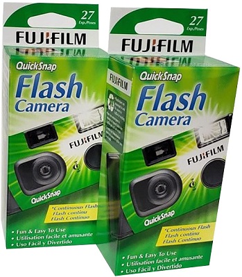 1. Fujifilm QuickSnap Disposable 35mm Camera