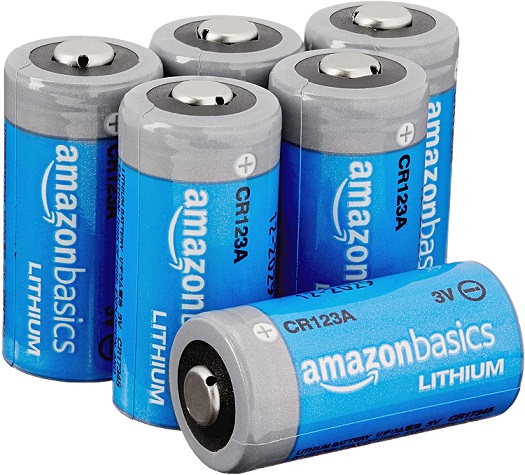 Amazon Basics Lithium CR123a 3 Volt Battery