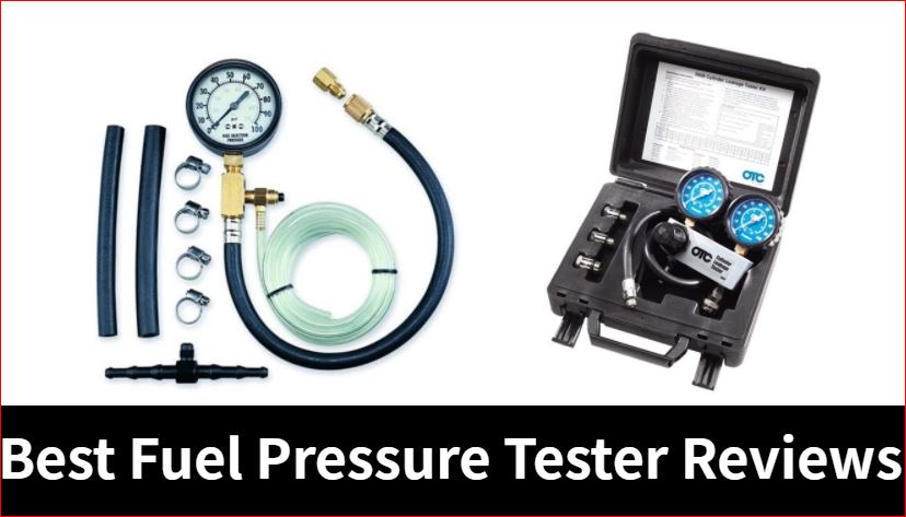 Fuel Pump Pressure Test Kit with Pressure Tester Adapter and Hose Lichamp Fuel Pressure Gauge B1BK 