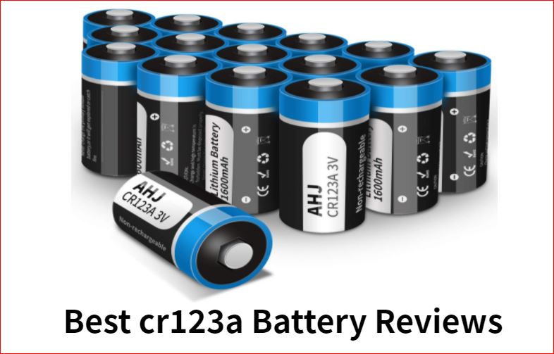 Duracell CR123A 3V Lithium Battery, 4 Count Pack, 123 3 Volt High Power  Lithium Battery, Long-Lasting for Home Safety and Security Devices