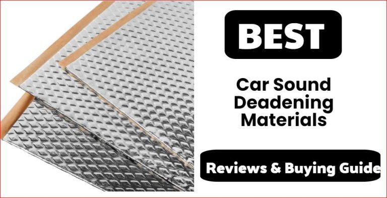 Car Sound Deadening Materials