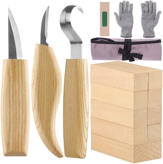 Fuyit 17Pcs Wood Carving Tools Set