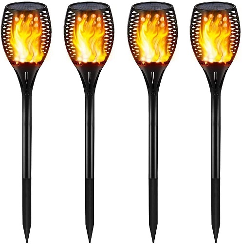 Gold Armour Solar Flickering Flames Torch Lights