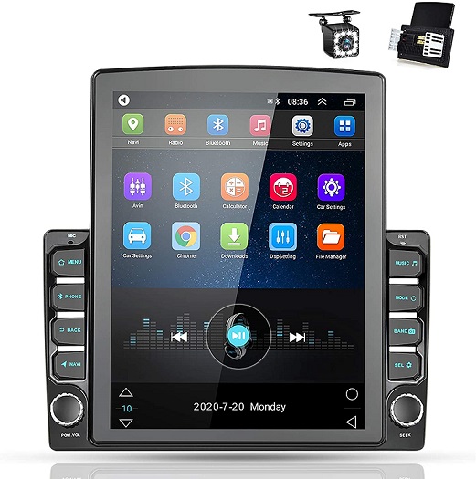 Nhopeew Android 9.0 Double Din Car Stereo