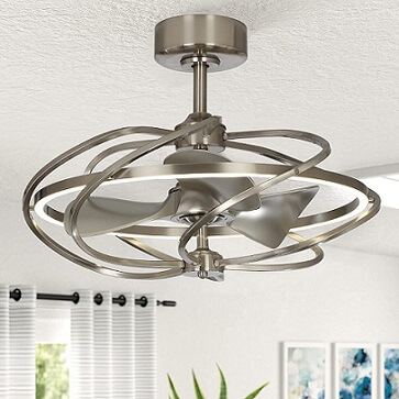 10 Best Enclosed Ceiling Fans For Home, Small Caged Ceiling Fan