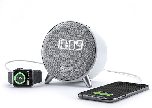 iHome iBT235W Bluetooth Digital Alarm Clock