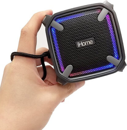 iHome iBT371 Weather Tough Portable Rechargeable Bluetooth Speaker