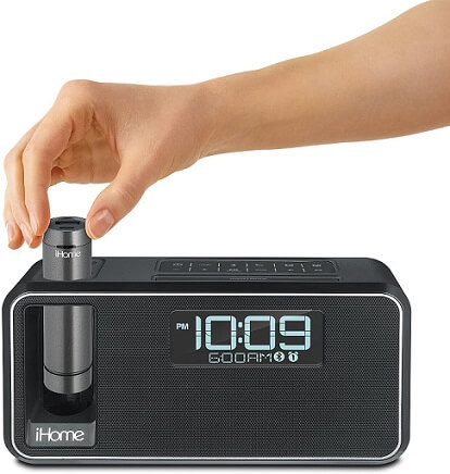 iHome iKN105BC Dual Charging Bluetooth Stereo Alarm Clock 