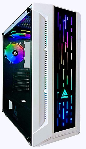 Apevia Matrix-WH Mid Tower Gaming Case