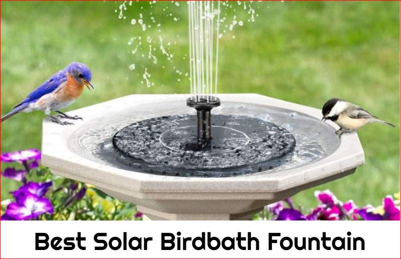 Details about   Tranmix Solar Powered Bird Bath Fountain 