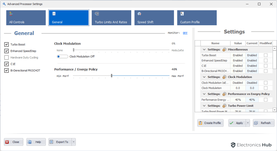 Quick-CPU-General-Settings