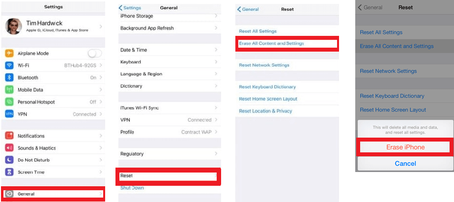 Reset your iPhone to Factory Settings (1)