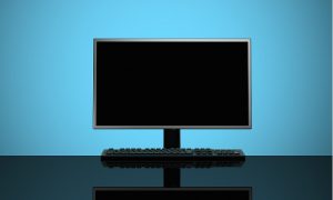 computer turns on but no display