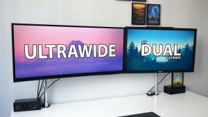dual monitors vs ultrawide