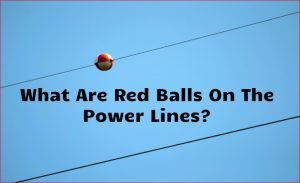 red ball on power lines
