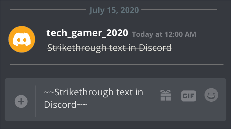 Strikethrough, discord, strikethrough