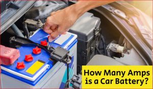 how many amps is a car battery