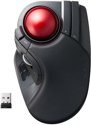 ELECOM 2.4GHz Wireless Trackball Mouse