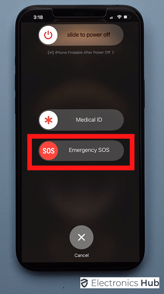 Emergency SOS on iPhone