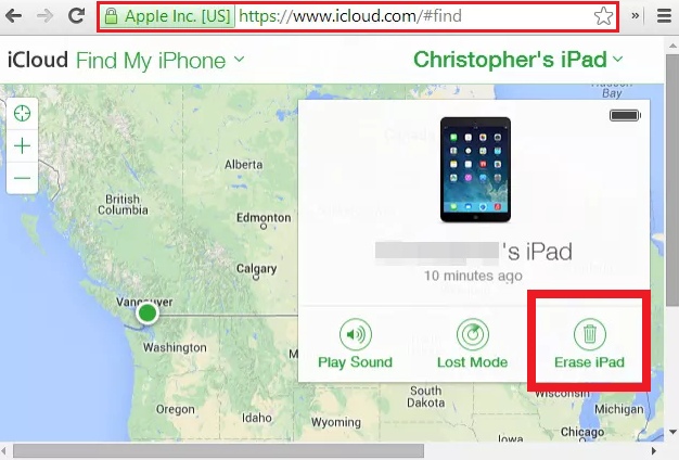 How to Unlock tour iPad without Password through Find My iPhone
