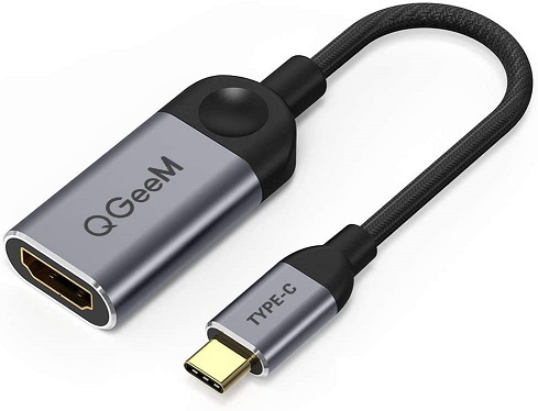 QGeeM USB C to HDMI Adapter 4K Cable