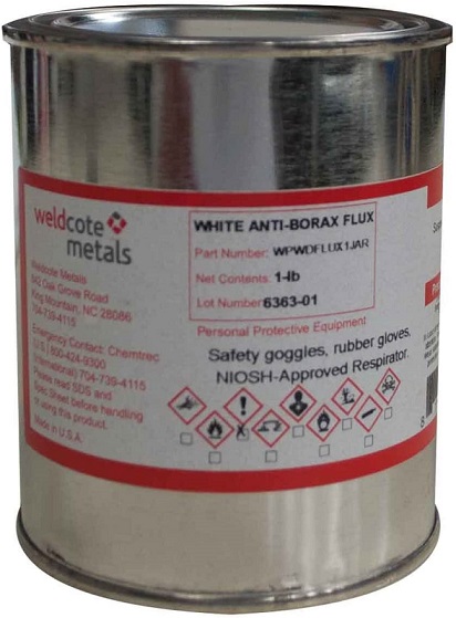 Weldcote Metals Anti-Borax Brazing Flux