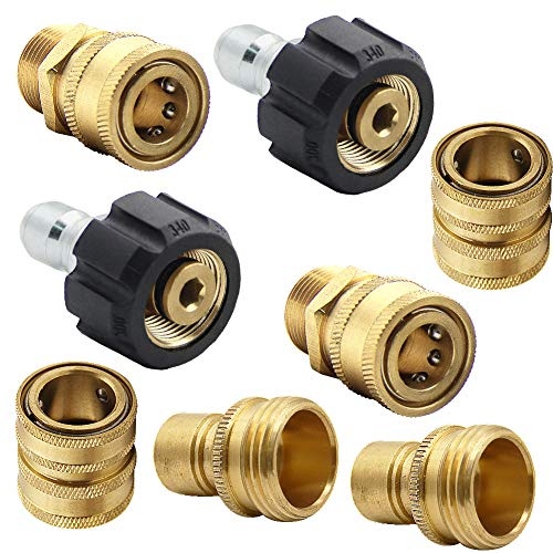High Pressure Washer Spray Nozzle Tips Quick Disconnect Fittings 1/4 Coupler 
