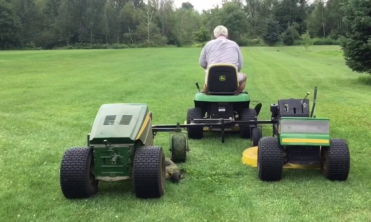 tow behind lawn mowers