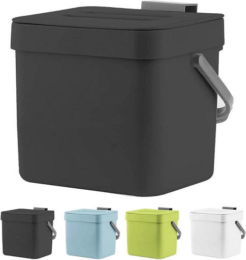 LALASTAR Kitchen Trash Can with Lid