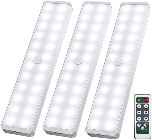 10ft-20ft 60-120 LED Closet Kitchen Under Cabinet Counter light +Remote+Power 