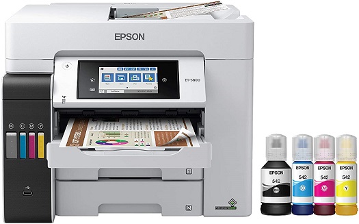 Epson Printer With Refillable Ink 