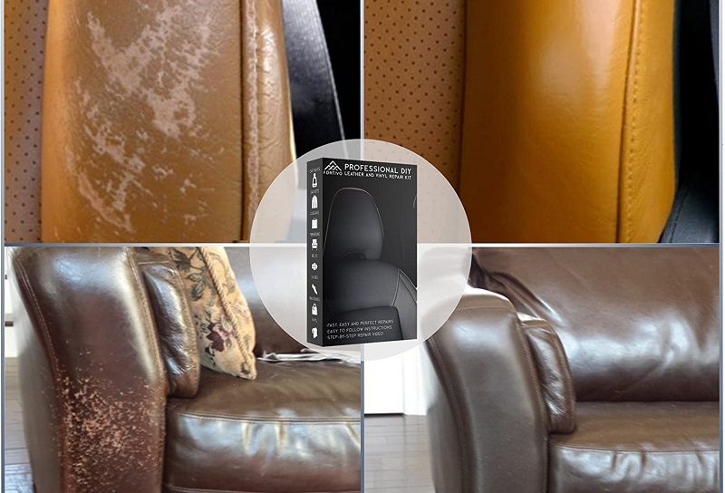Leather Repair Cream Vinyl Repair Kit Car Seat Sofa Scratch- Rip Scratch-  Cracks Rips Liquid Leather