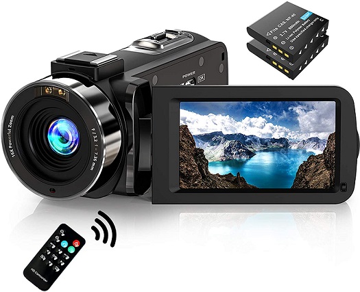 Alsuoda Video Camera Camcorder FHD