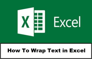 How To Wrap Text in Excel