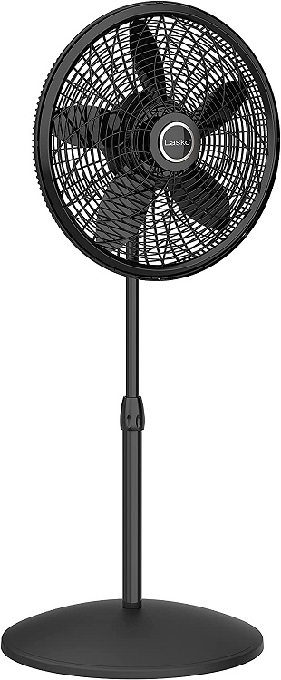 12 Inch Pifco P51004 Pedestal Fan 90 Degree Oscillation 3 Speed Settings Adjustable Height Copper 