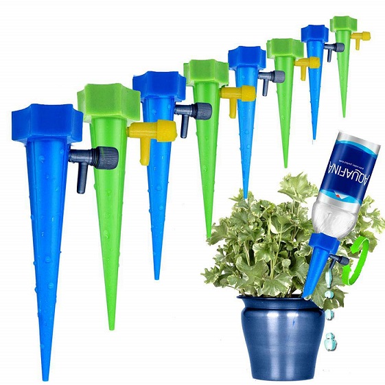 Self Watering System for Potted Houseplants Solar Powered Hose Timer keebgyy Automatic Watering Device 