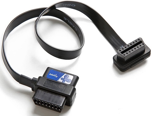 Ikkegol Obd2 Obdii 1 To 3 Ultra Low Profile 16 Pin Male To Female Y Splitter Cor 