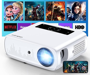 GROVIEW Projector with WiFi and Bluetooth