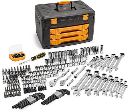 Набор инструментов для механики зубчатых ключей