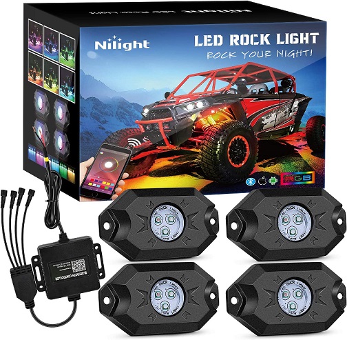 Nilight RGB LED Underglow Lights for Cars