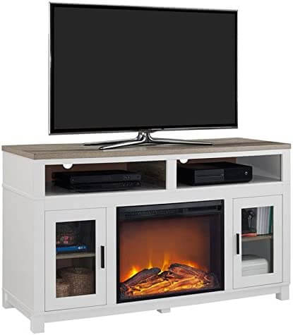 Ameriwood Home Electric Fireplace TV Stand