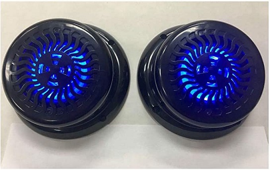 KCHEX 2 Black Wavy Blue LED