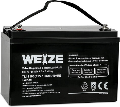 Weize RV Batteries for Boondocking