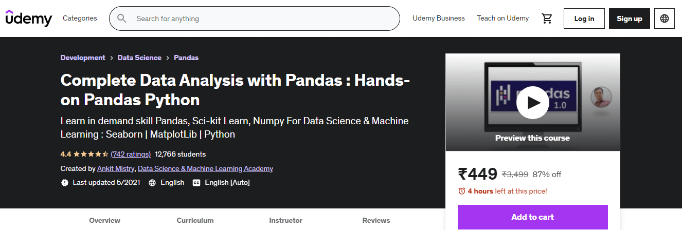 Complete Data Analysis Course with Pandas Python