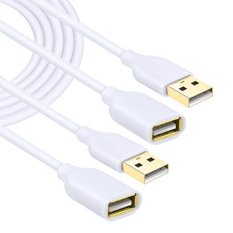 Costyle White USB 2.0 Extension Cable