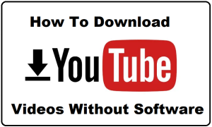 How To Download YouTube Videos Without Software