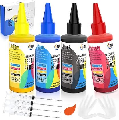 ORDTBY Sublimation Ink Refill Kit